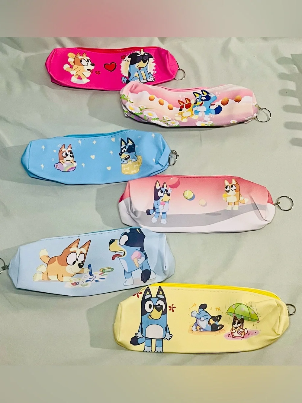 Bluey Case  6 Pack- Assorted Colors